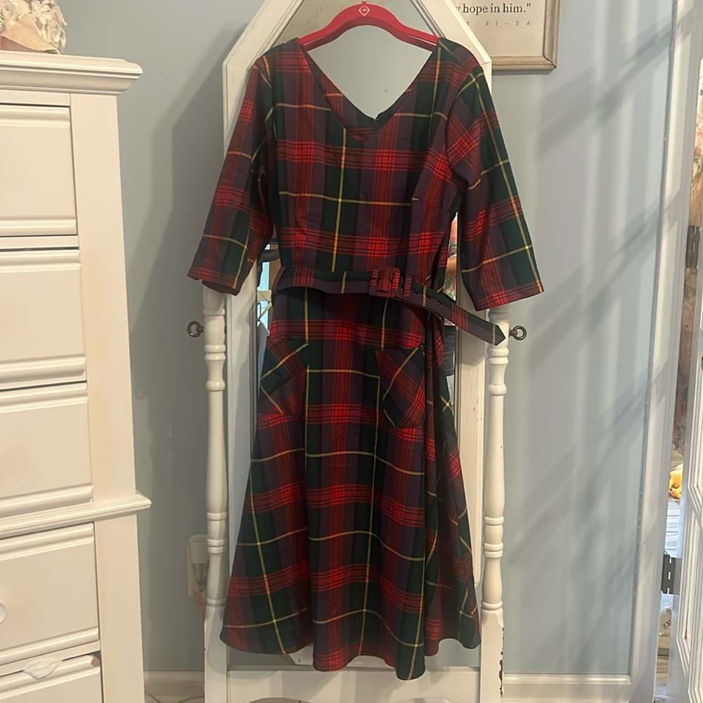 Collection London plaid dress. Originally purchased from ModCloth. NWT.